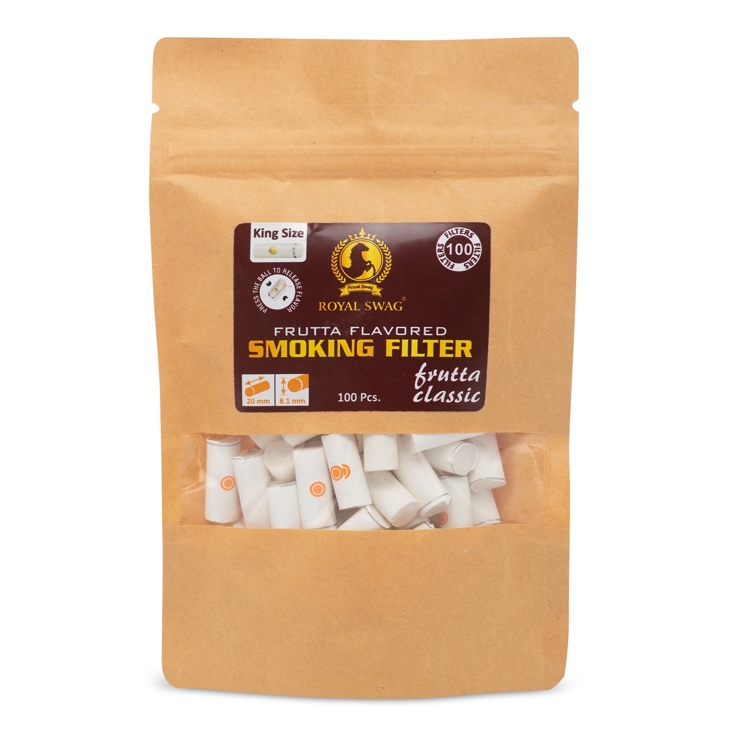 Smoking Filter Buds(Pack Of 100 Pieces) Frutta Flavour 20 MM * 07 MM