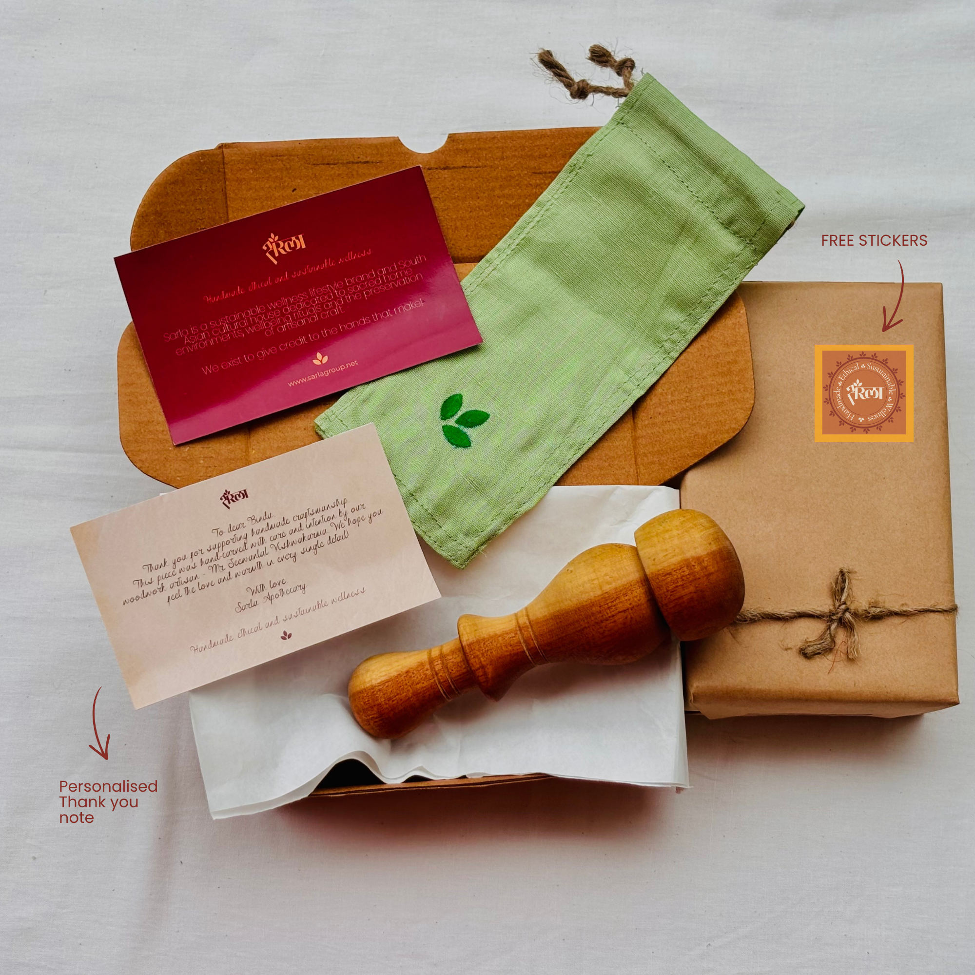 Handmade Wooden Recovery Roller – Deep Tissue & Muscle Massage Tool