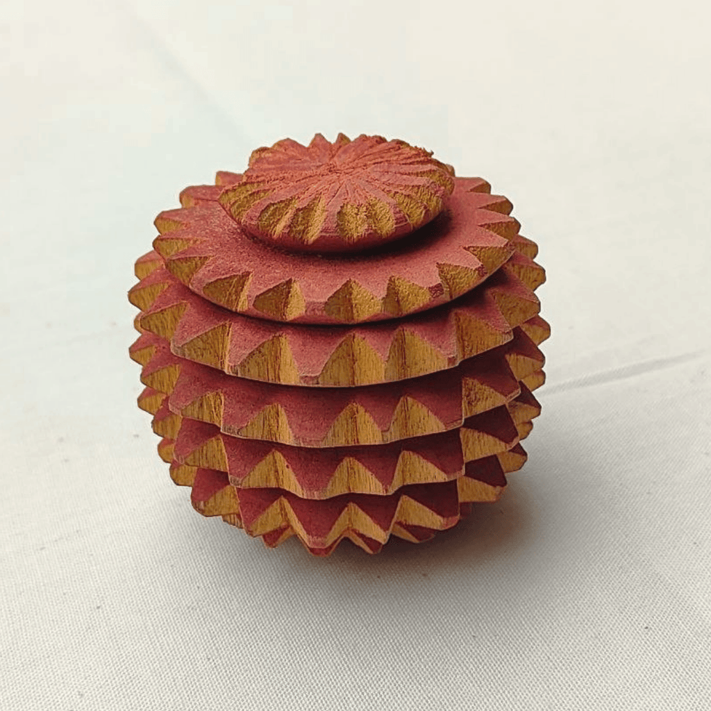 Wooden Reflexology Ball – Handmade Acupressure Massage Ball