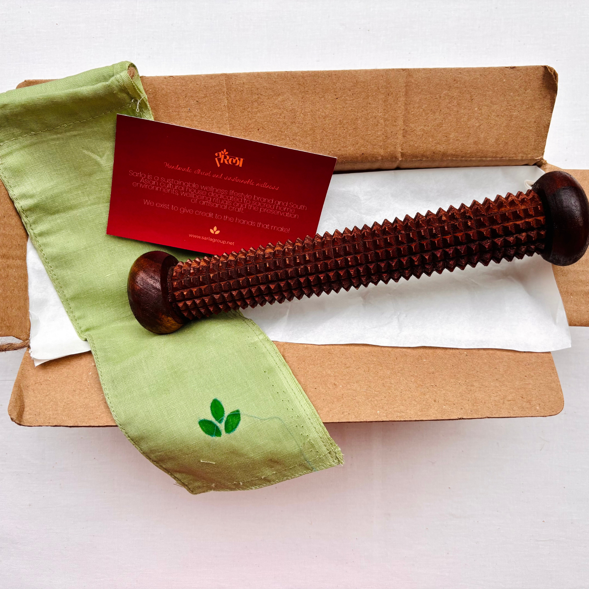 Handmade wooden recovery roller