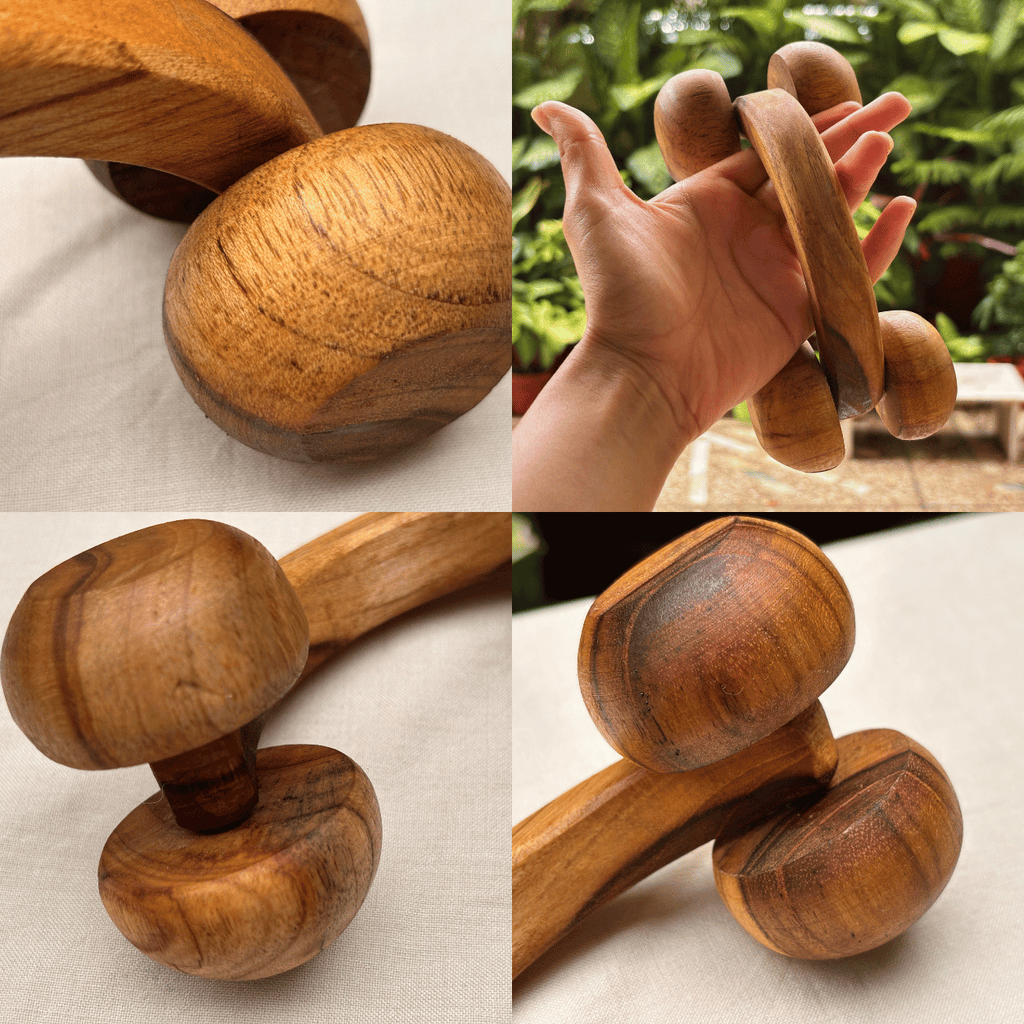 Handmade Wooden Relaxation Massage Roller