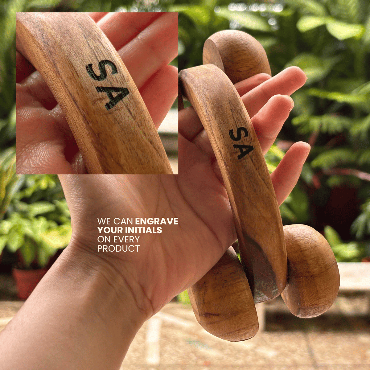 Handmade Wooden Relaxation Massage Roller