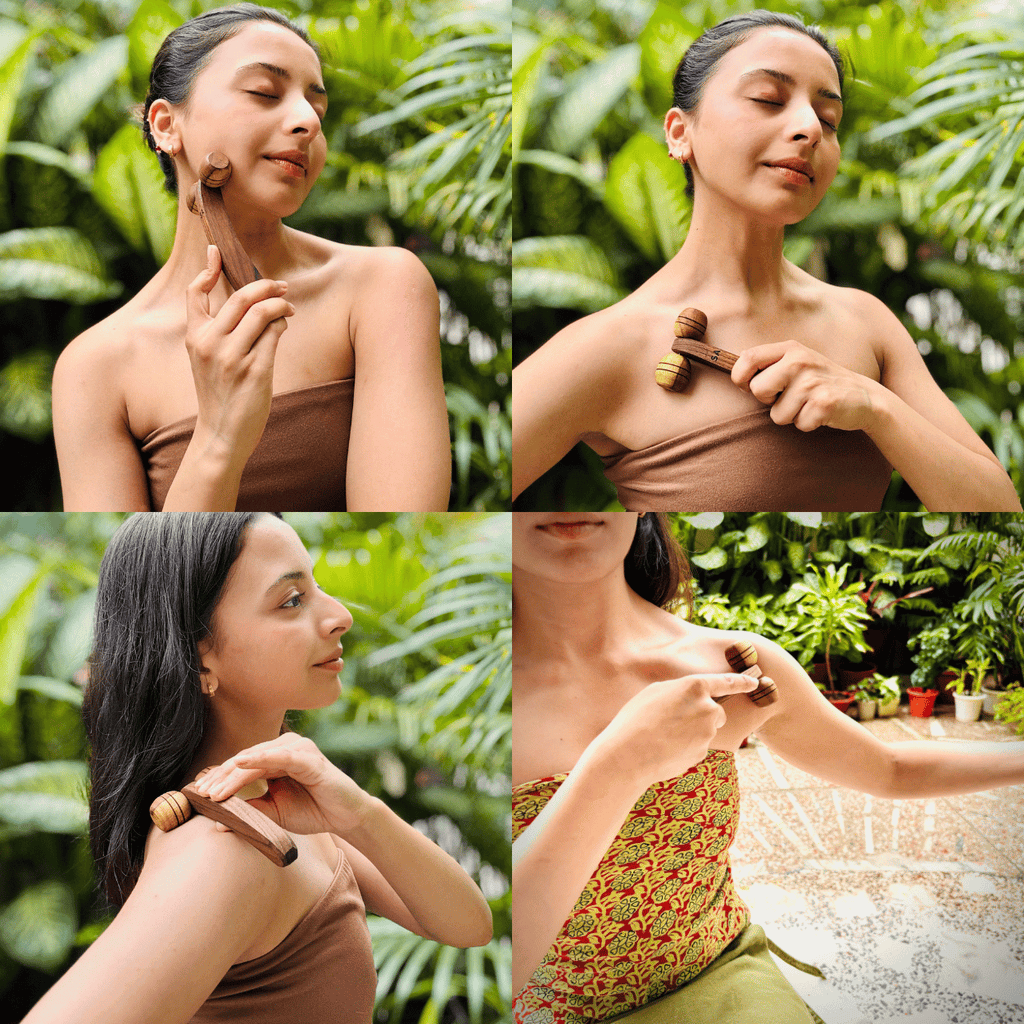Lymphatic face roller