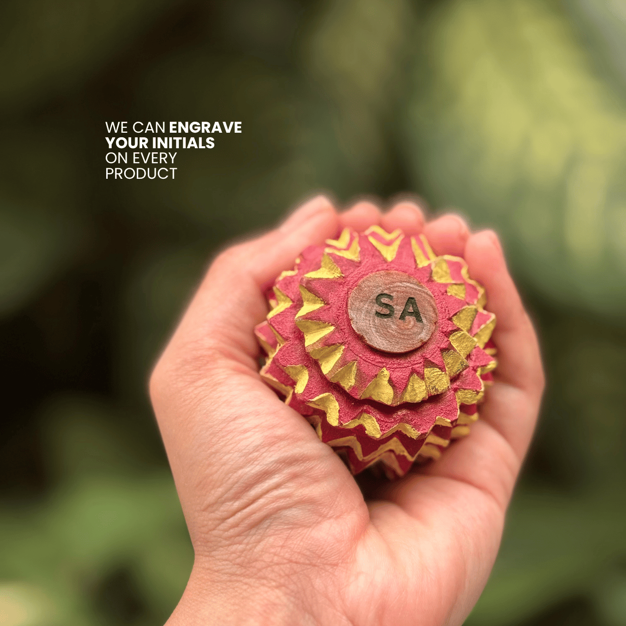 Wooden Reflexology Ball – Handmade Acupressure Massage Ball