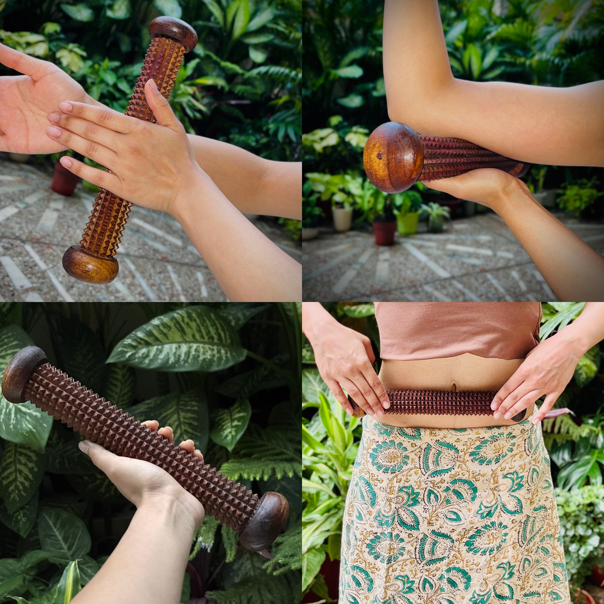 Handmade wooden recovery roller