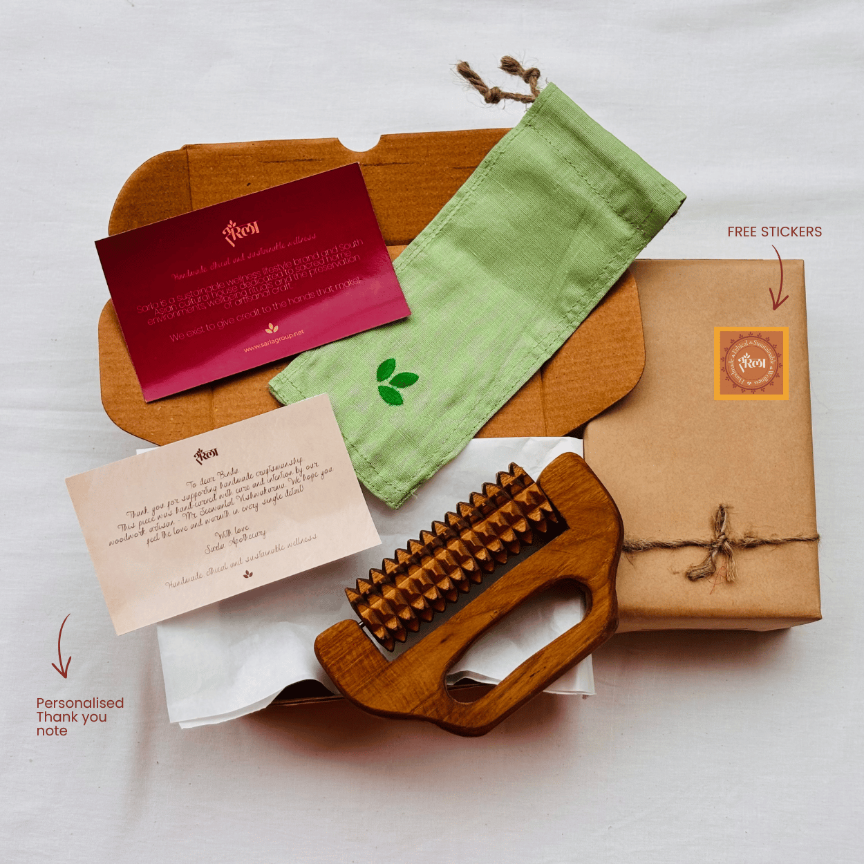 Wooden Cellulite Massage Tool.