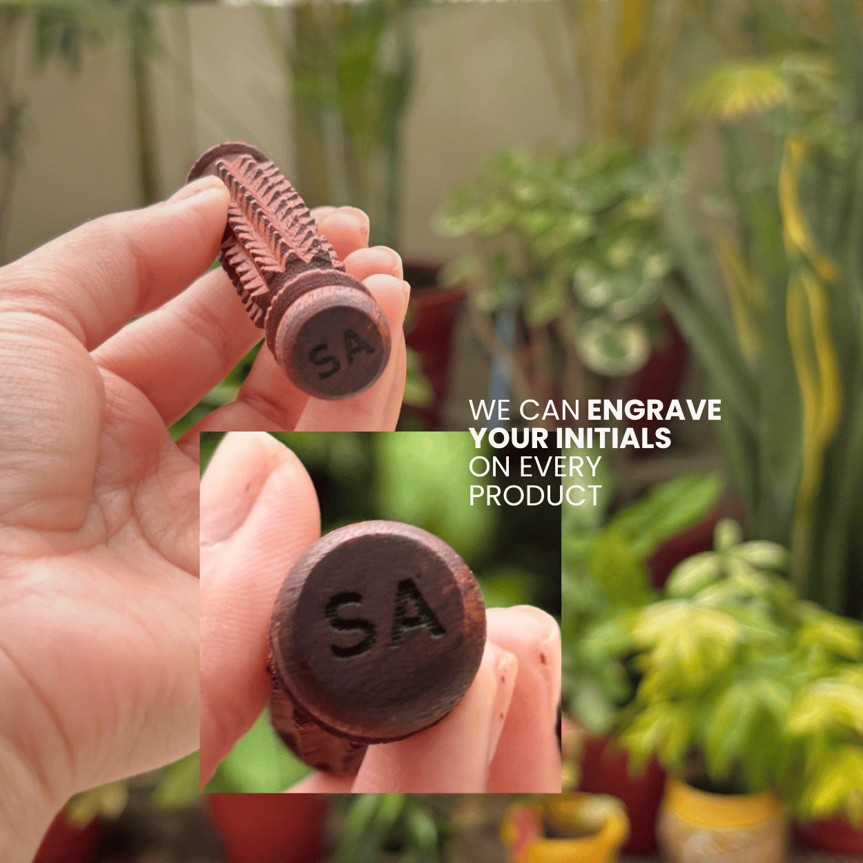 Wooden Facial Acupressure Tool wooden face massage stick